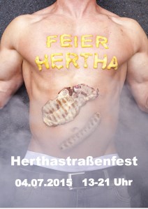 Herthastrassenfest 2015 Plakat